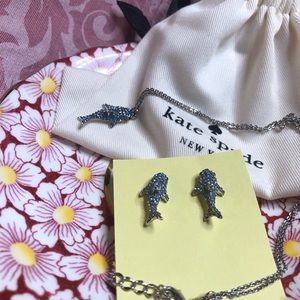 Kate Spade California Dreaming Pave Shark Necklace